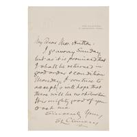 [Literature] Twain, Mark (Samuel L. Clemens) Autograph Letter, signed