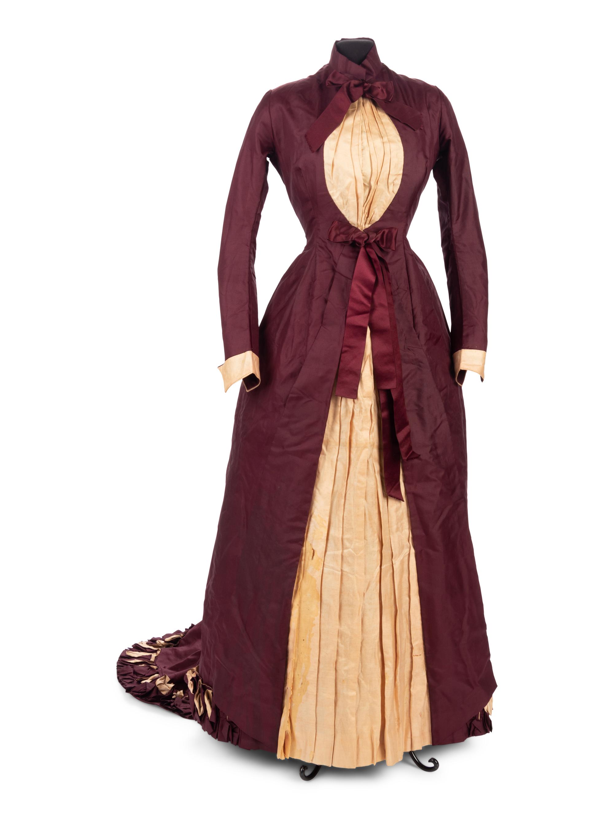 Silk Faille Afternoon Dress, 1880s