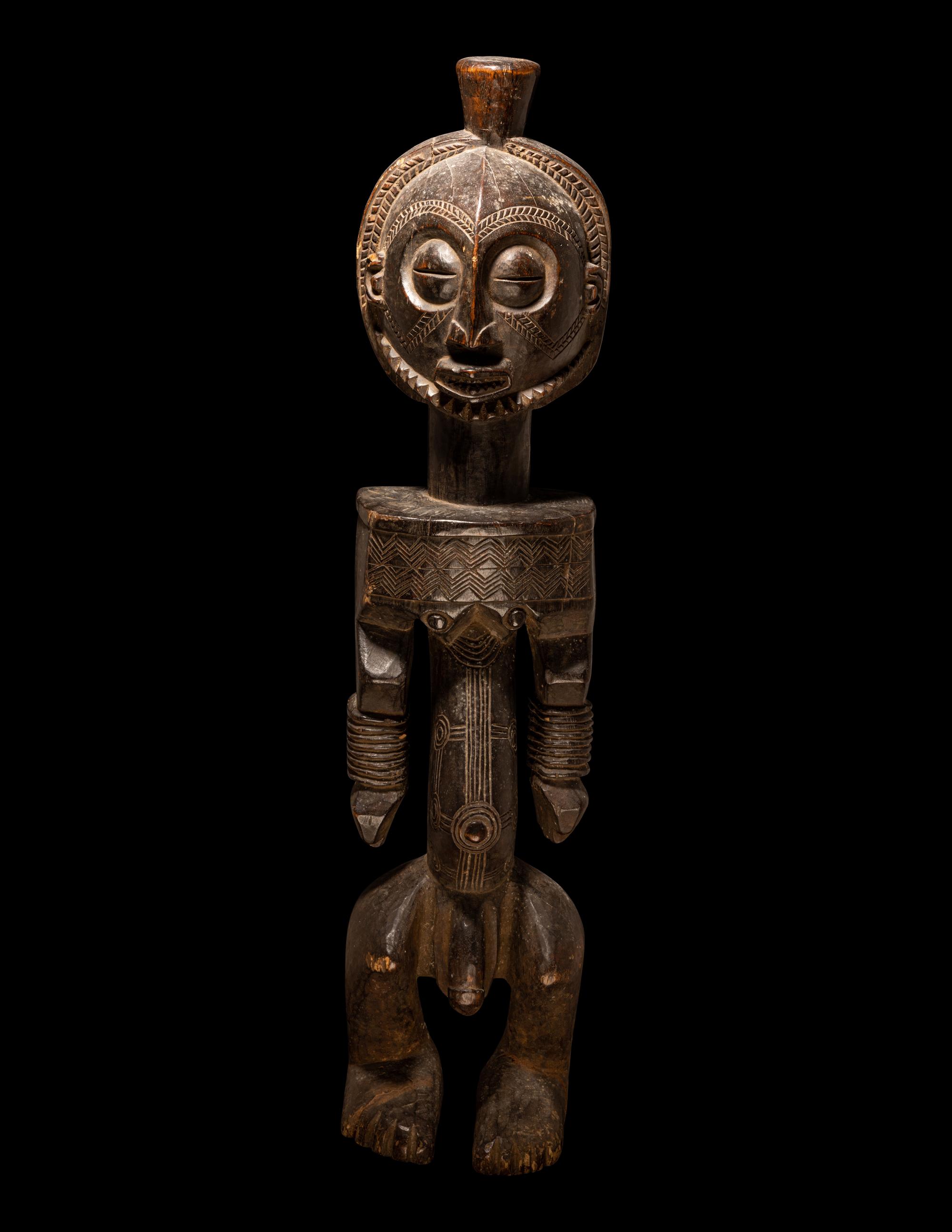 A Central African Wood Male Figure