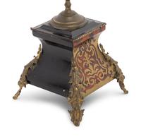 An Assembled Napoleon III Style Gilt Bronze Mounted Boulle Marquetry Clock Garniture