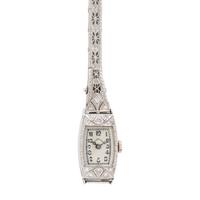 COLLECTION OF WHITE GOLD AND DIAMOND JEWELRY