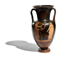 An Attic Red-Figured Nolan Amphora