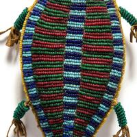 Sioux Beaded Hide Umbilical Cord Fetish