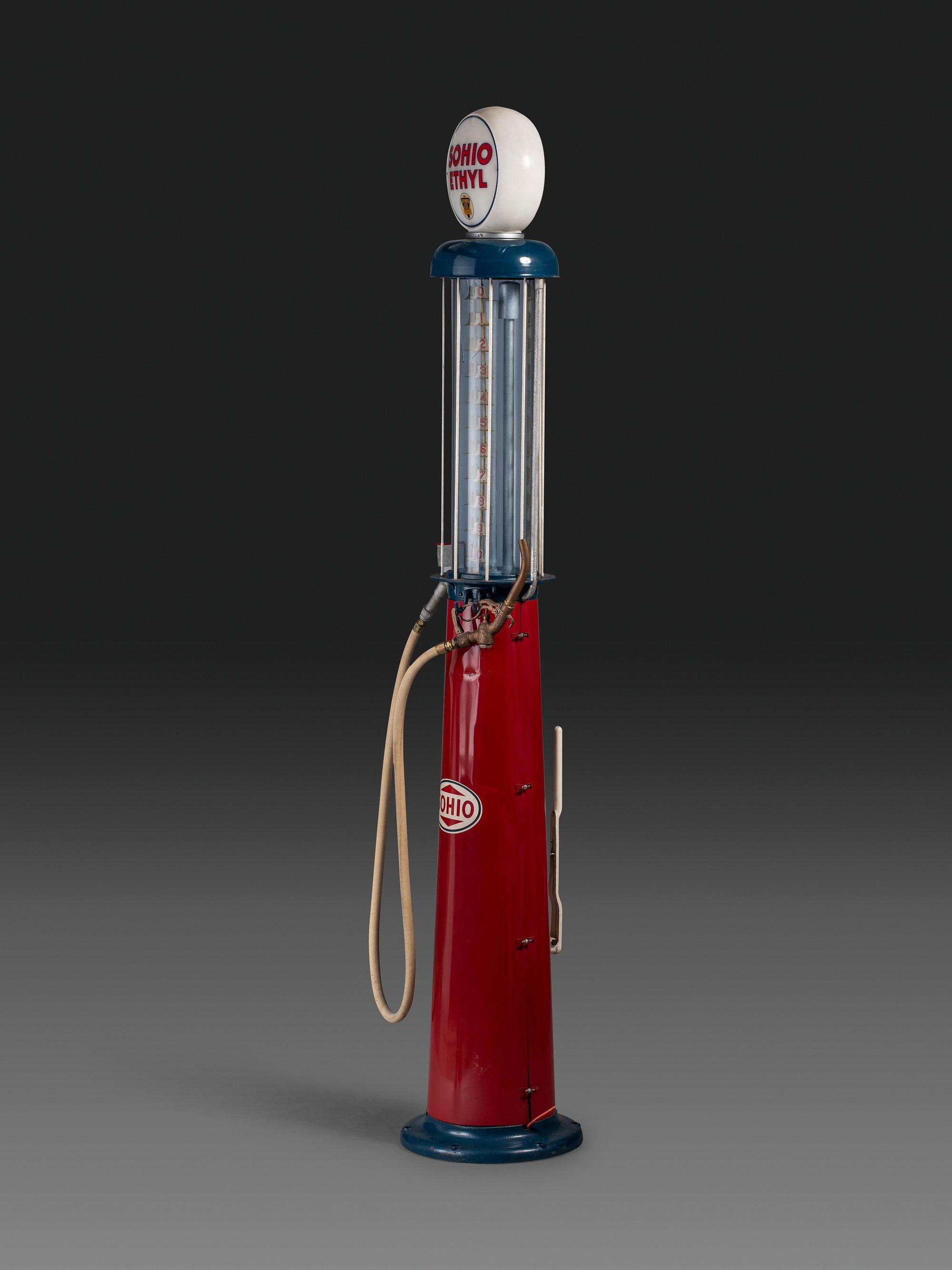 A Sohio Gravity Gasoline Pump