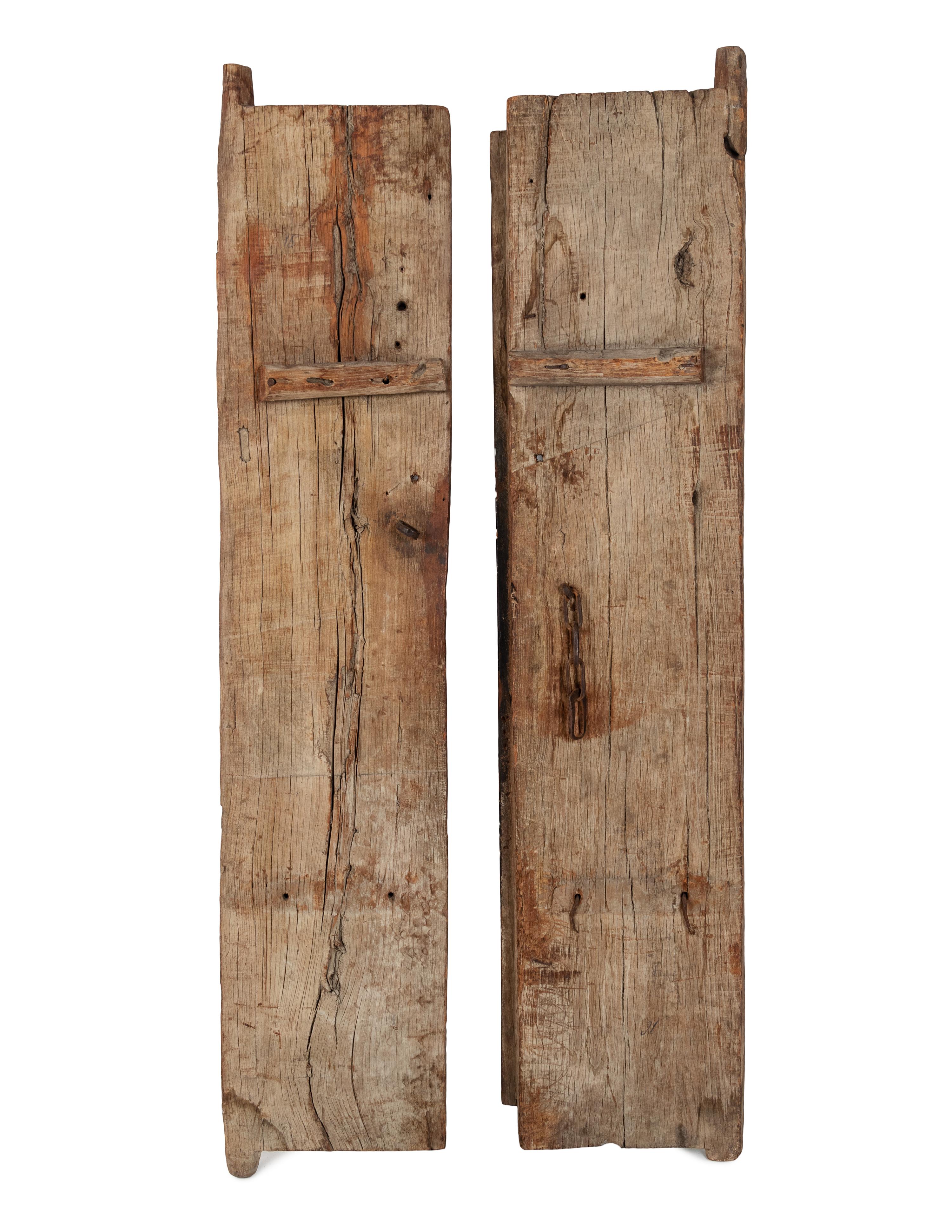 Two Persian Door Panels