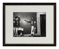 A Group of Nine Early Years of the Chicago Bears Photographs Formerly Displayed at Mike Ditka’s Restaurant.
