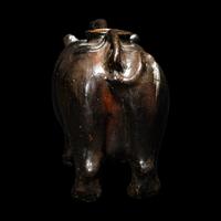 A South Italian Black-Glazed Askos in the form of a Boar