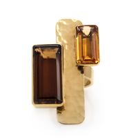 Robert Lee Morris, Smoky Quartz and Citrine Ring