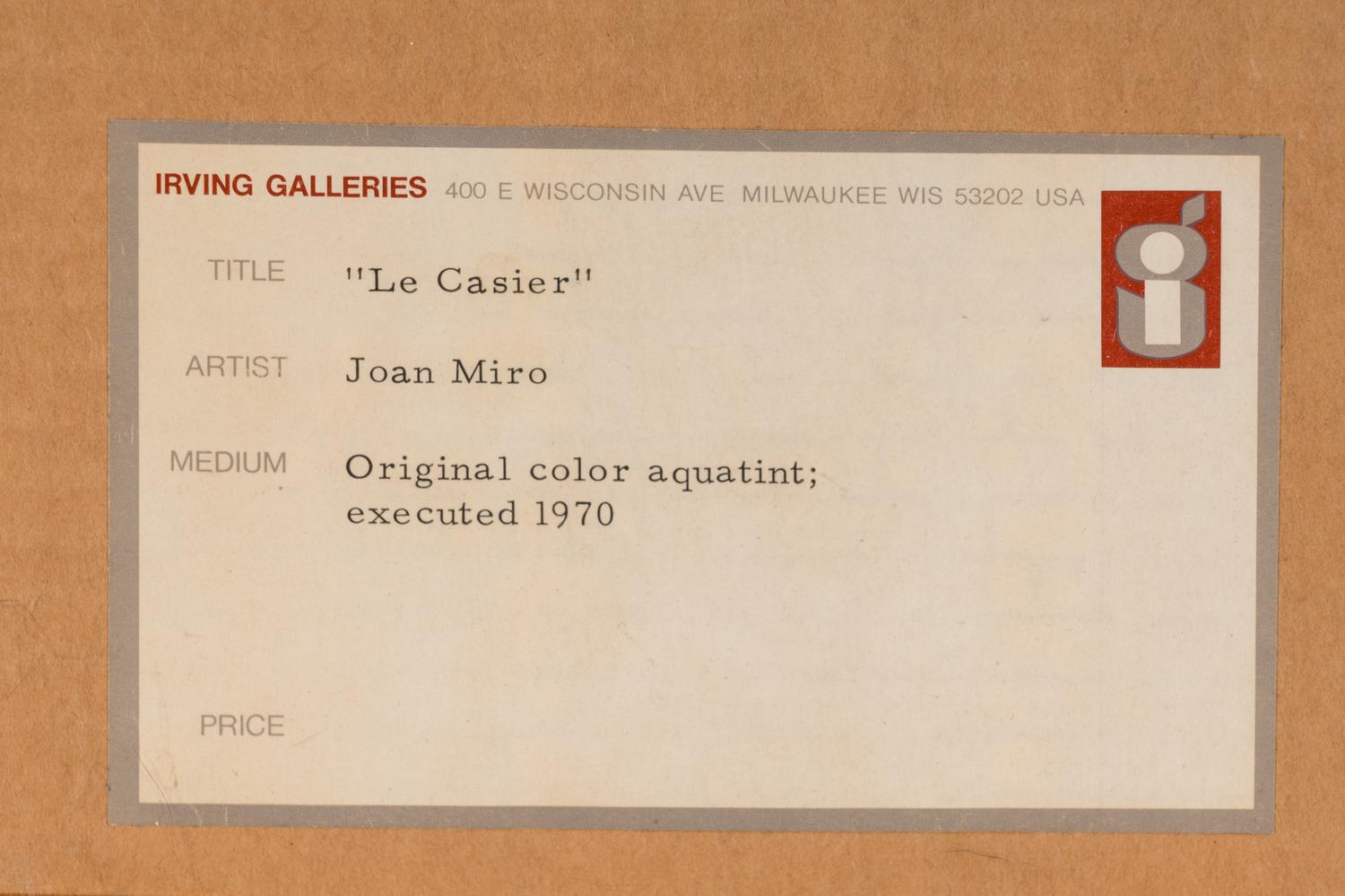 Le Caissier , 1969
