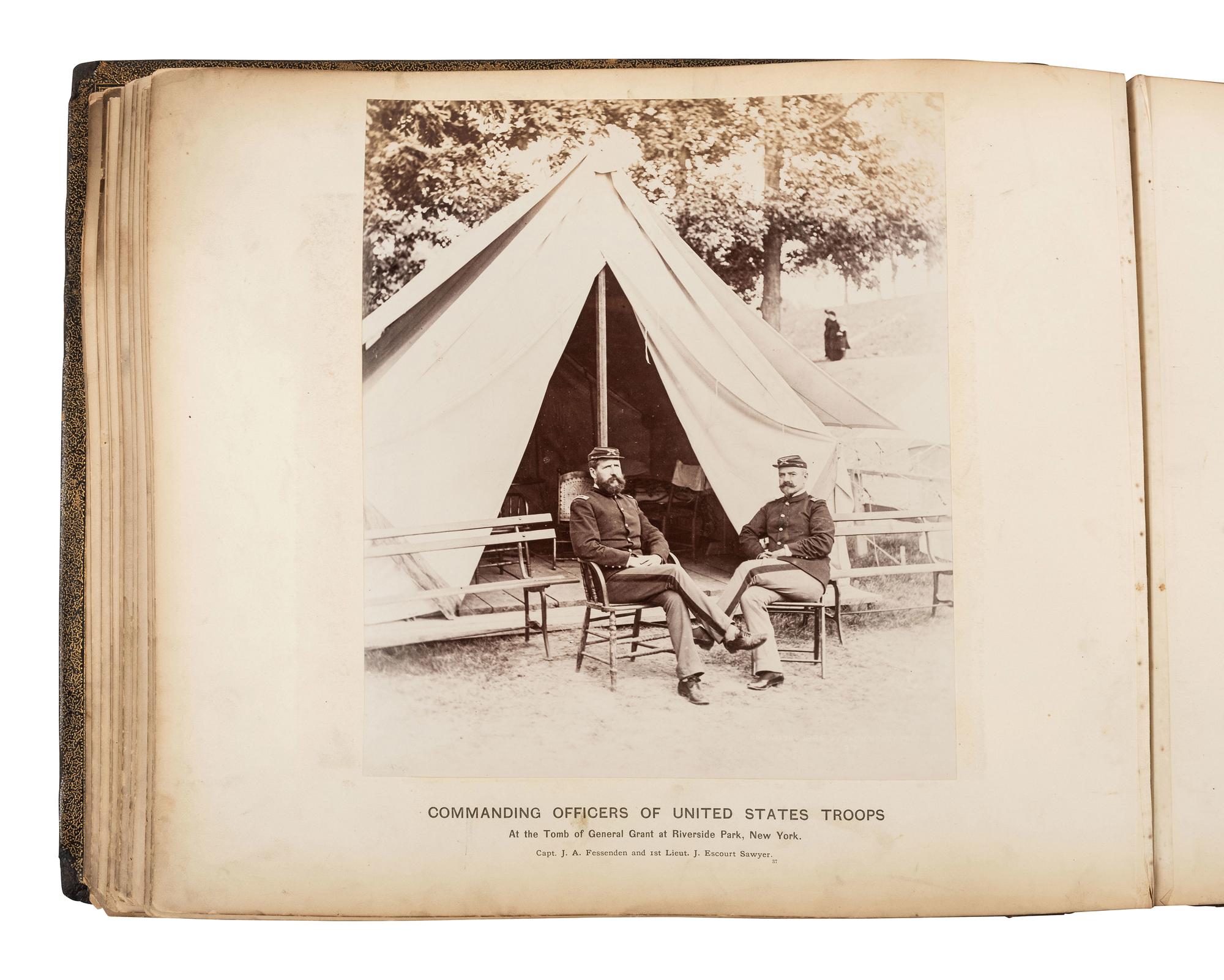[GRANT, Ulysses S. (1822-1885)]. Photo album commemorating U.S. Grant. Boston: Wm. H. Allen, [1886].
