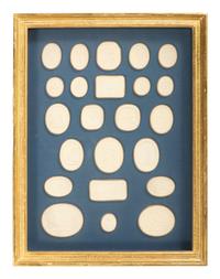 Seven Framed Groups of Grand Tour Plaster Intaglios