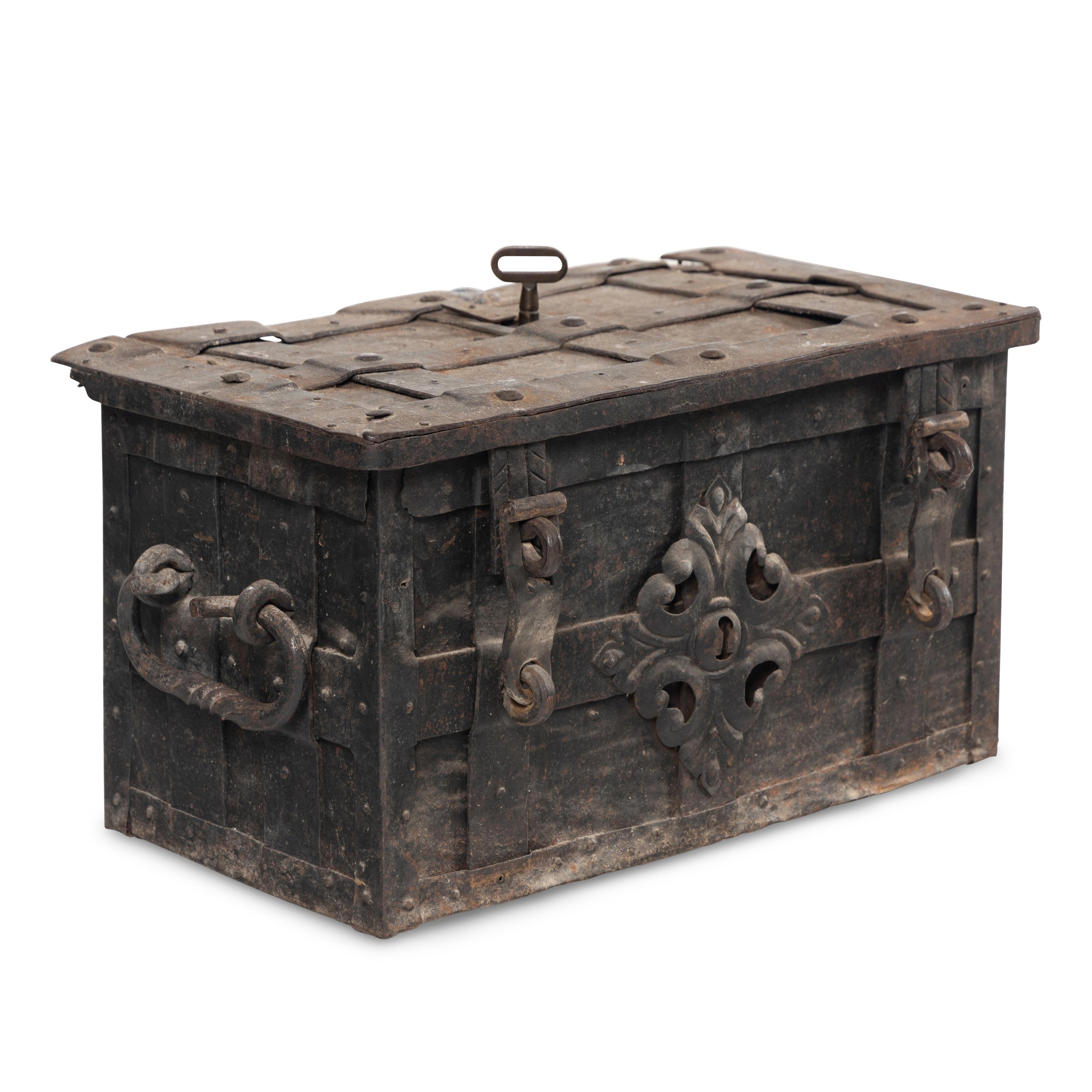 A Continental Iron Strong Box