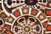 A Royal Crown Derby Imari Porcelain Dinner Service