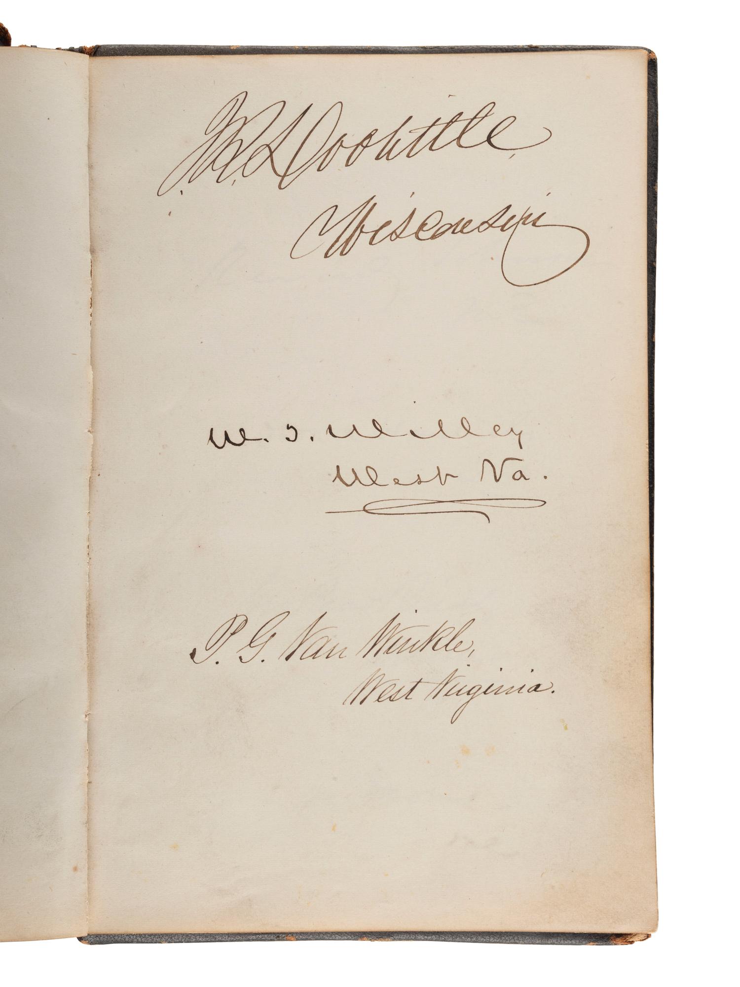 [LINCOLN, Abraham (1809-1865), DOUGLASS, Frederick (ca 1818-1895), and others - AUTOGRAPH ALBUM].