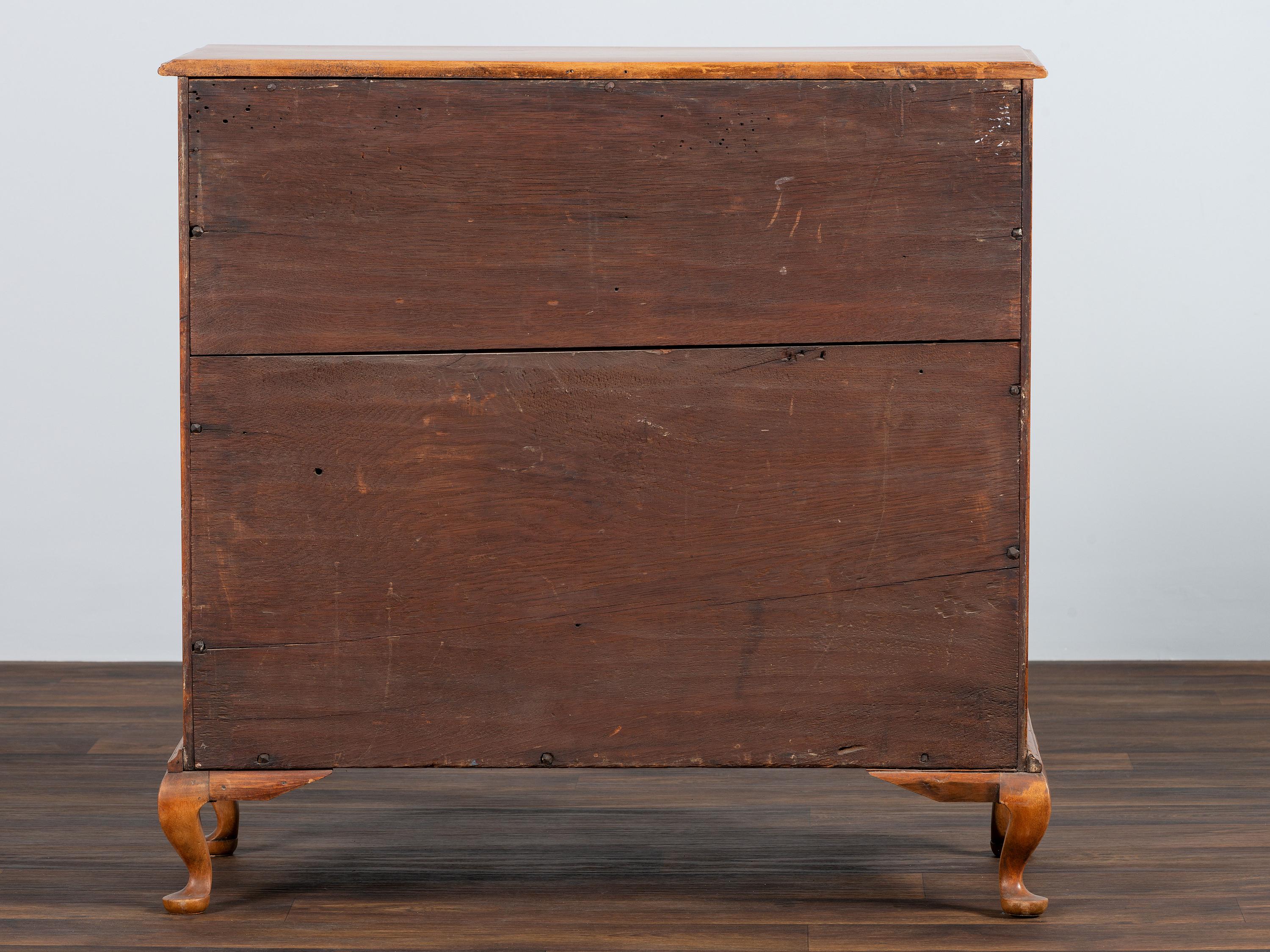 A Queen Anne Cherrywood Chest of Drawers