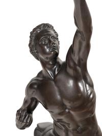 A Coalbrookdale Bronze Figure of The Eagle Slayer