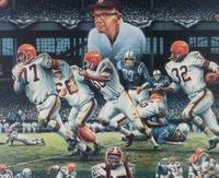 A 1964 NFL Champion Cleveland Browns Signed Limited Edition Autograph Print