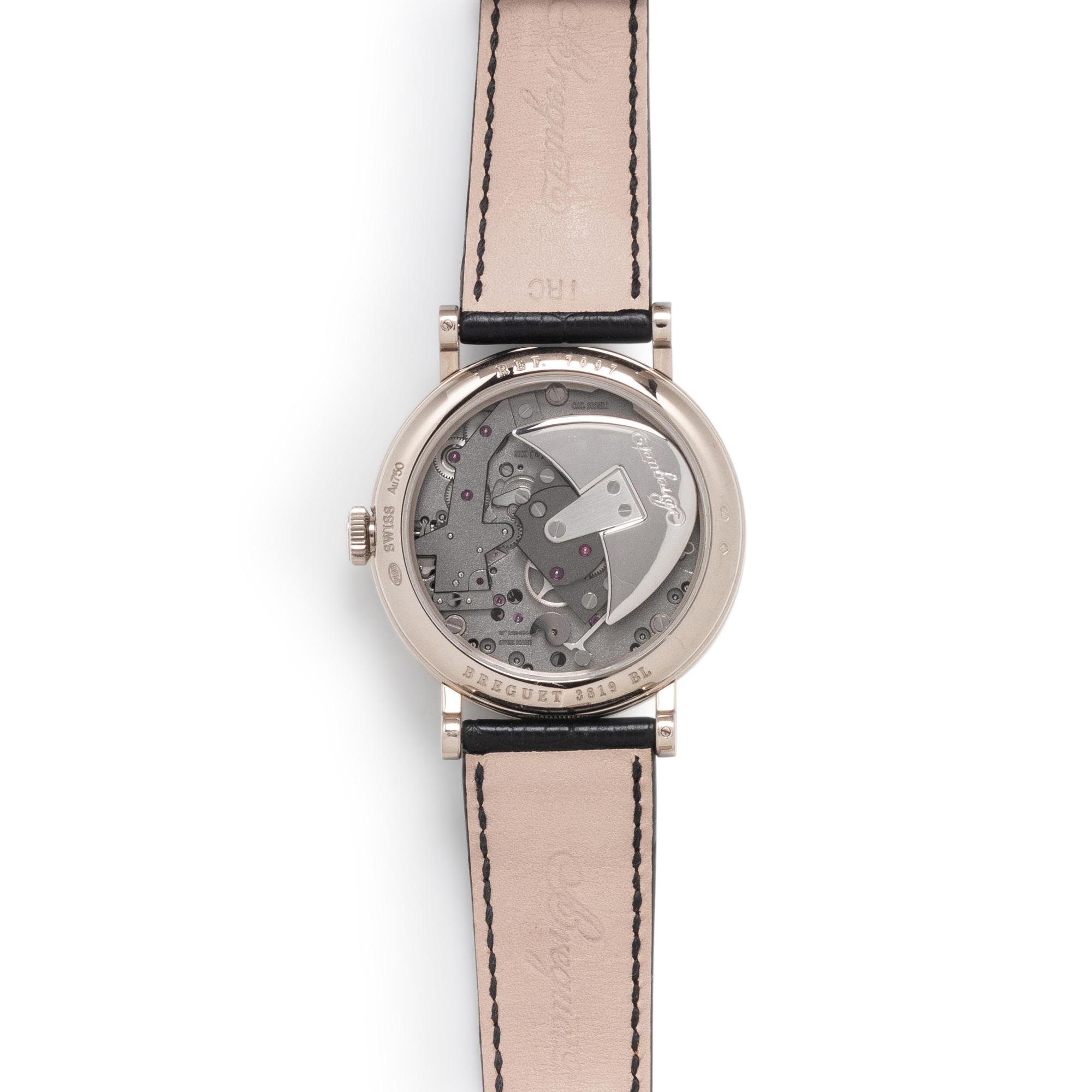 BREGUET, REF. 7097 18K WHITE GOLD 'TRADITION SECOND RETROGRADE' WATCH