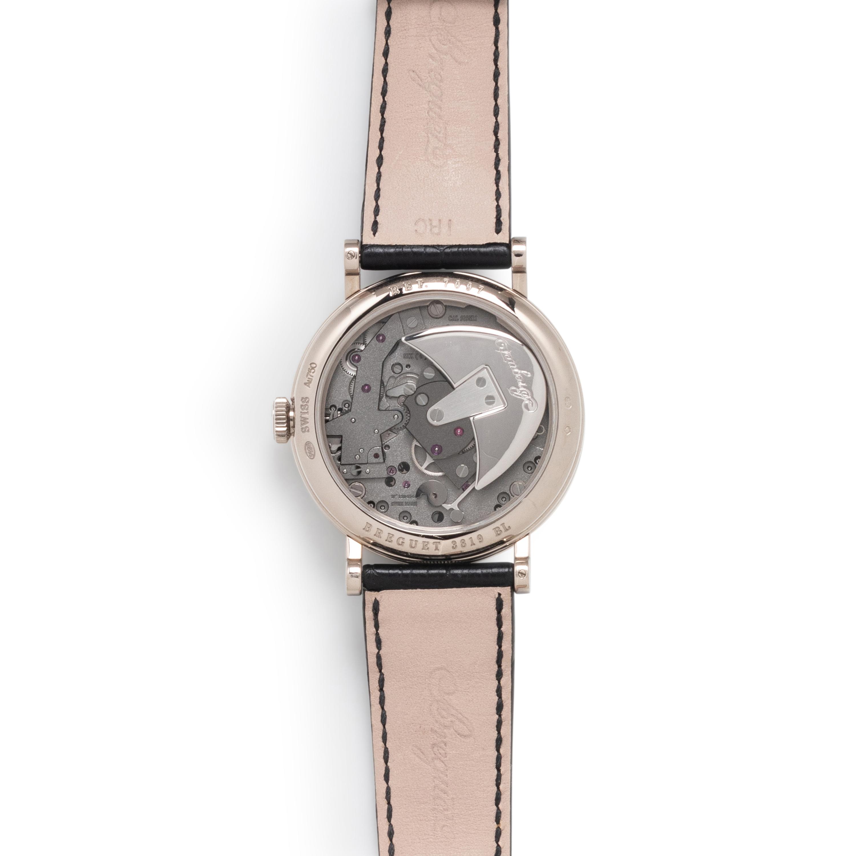 BREGUET, REF. 7097 18K WHITE GOLD 'TRADITION SECOND RETROGRADE' WATCH