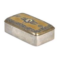 An American Silver Tobacco Box