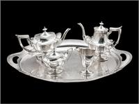 An American Silver Four-Piece Tea and Coffee Service