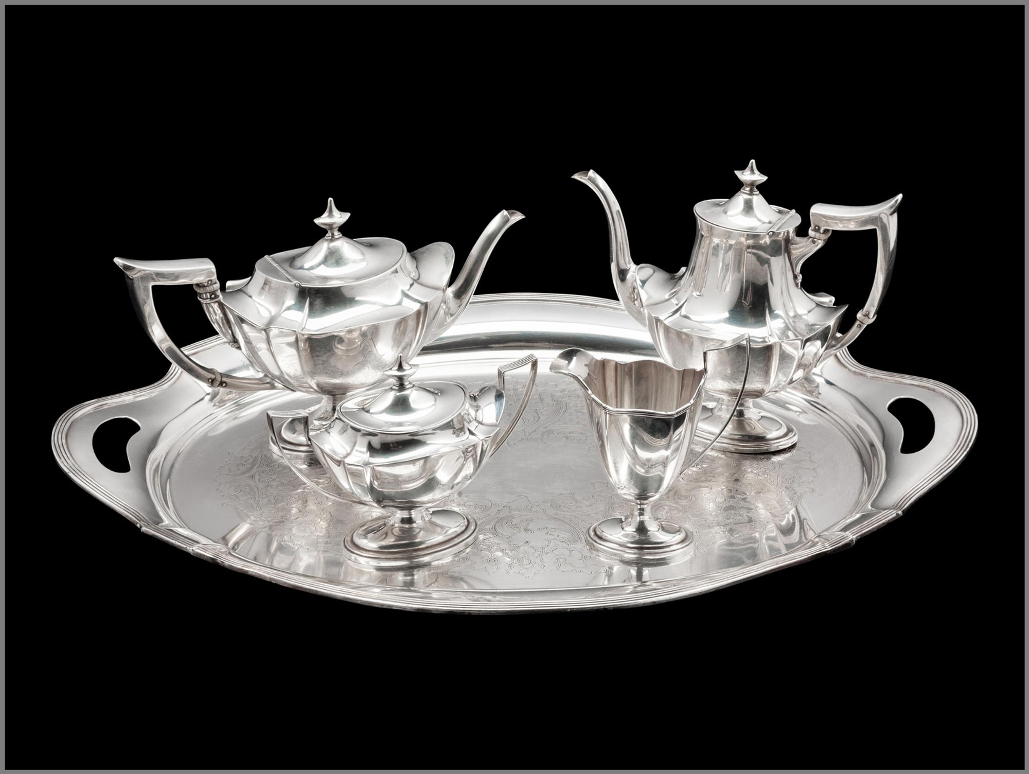 An American Silver Four-Piece Tea and Coffee Service