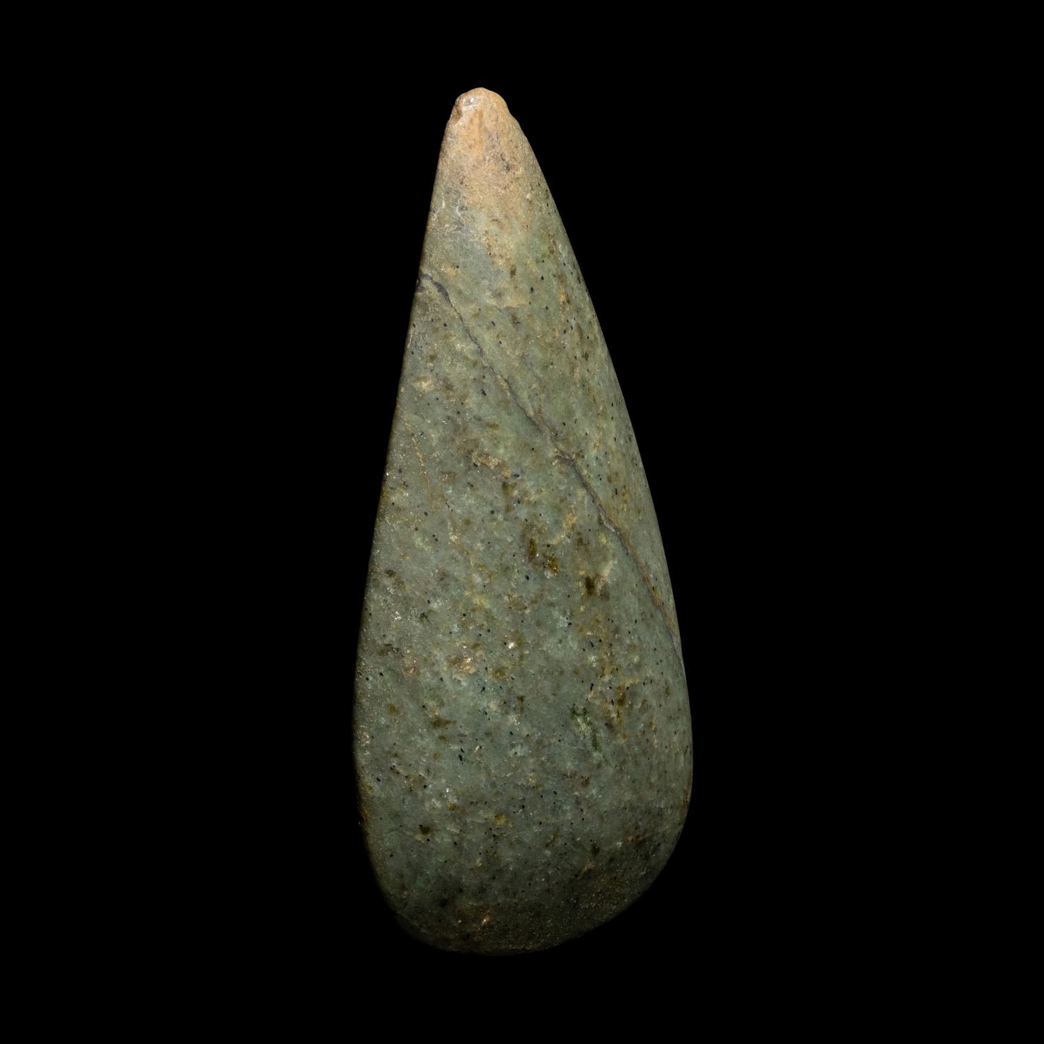 A Taino Greenstone Petaloid Celt