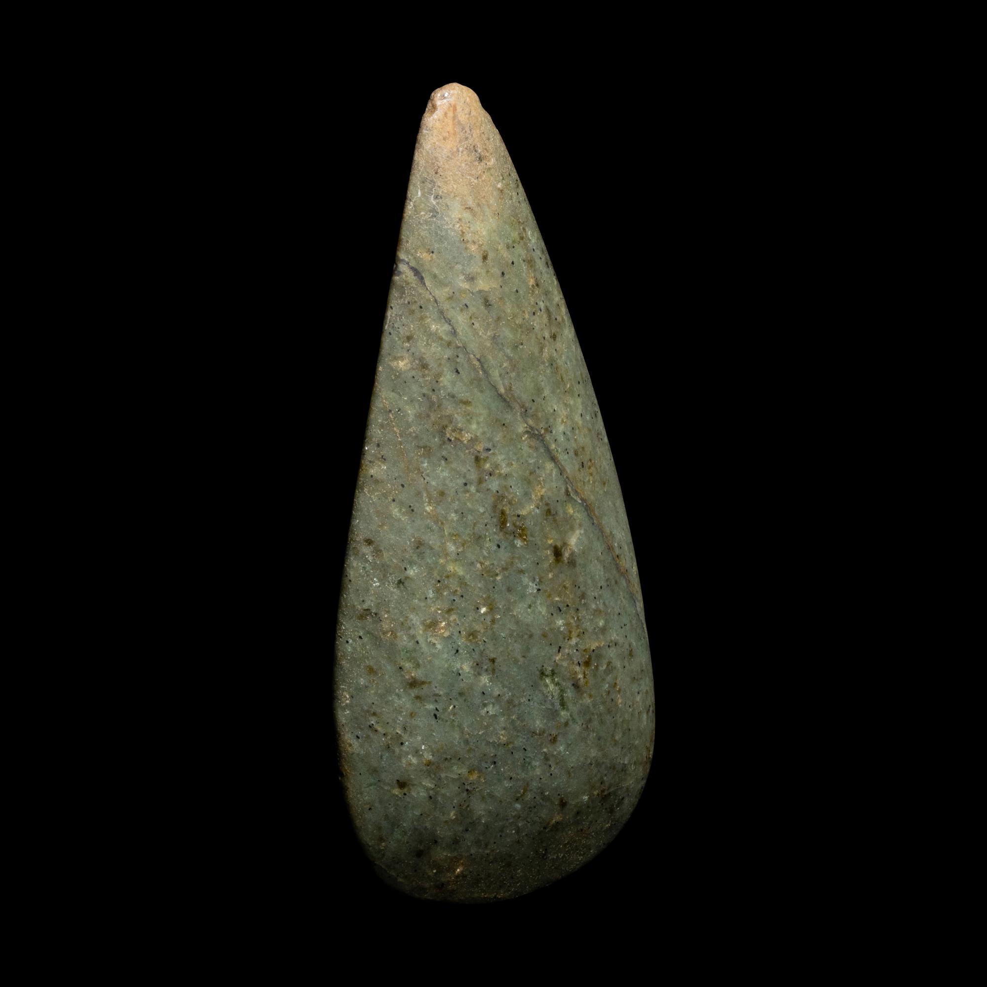 A Taino Greenstone Petaloid Celt