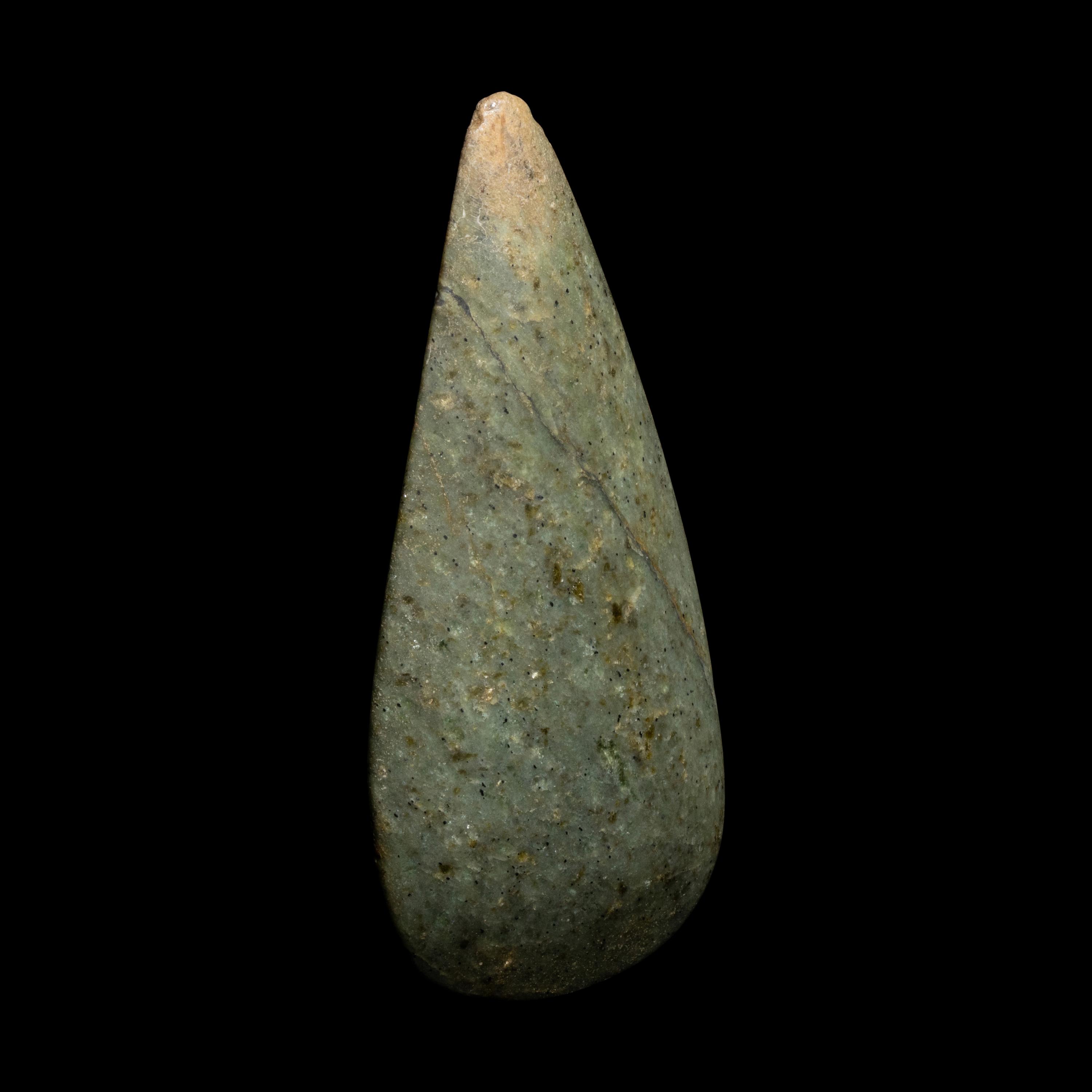 A Taino Greenstone Petaloid Celt