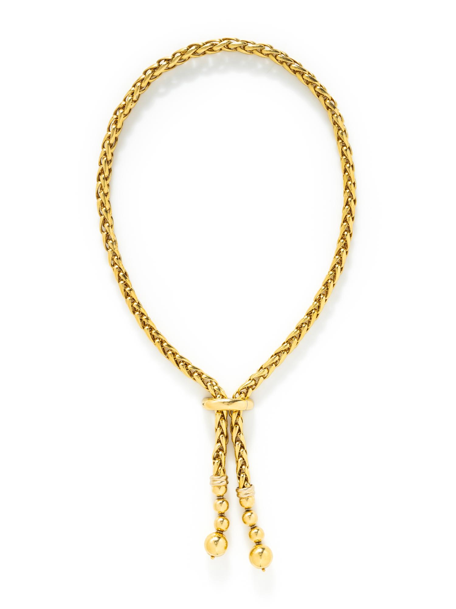 YELLOW GOLD NECKLACE