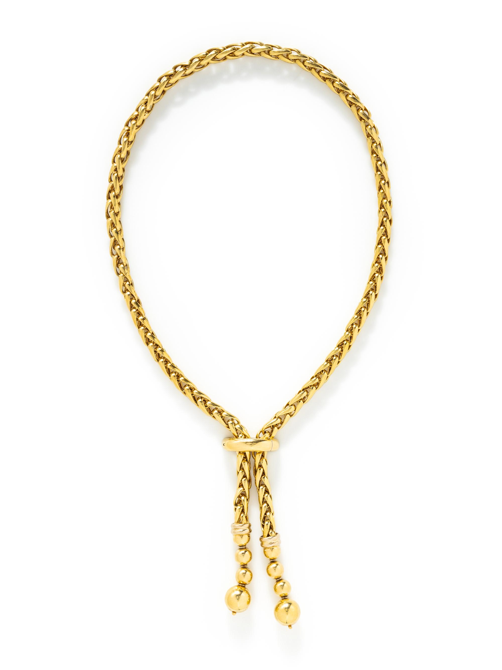 YELLOW GOLD NECKLACE