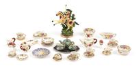 A Collection of Porcelain and Pottery Articles Height 1 7/8 inches. — Various Makers