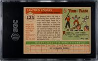 A 1955 Topps Sandy Koufax Rookie Baseball Card No. 123 (SGC 5 EX)