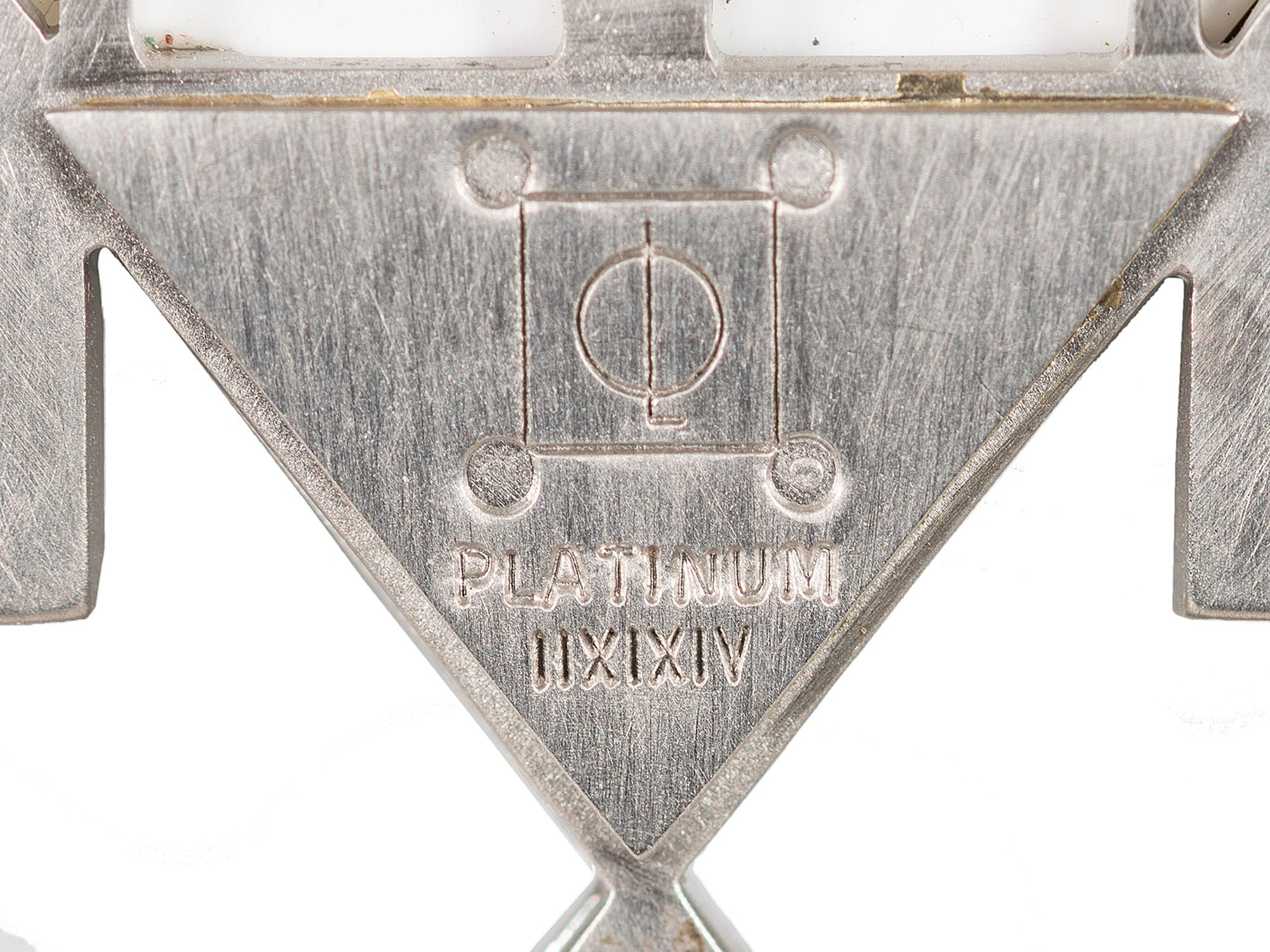 Award Winning Southwestern-style Platinum Thunderbird Brooch
