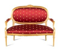 A Louis XVI Style Giltwood Four-Piece Salon Suite