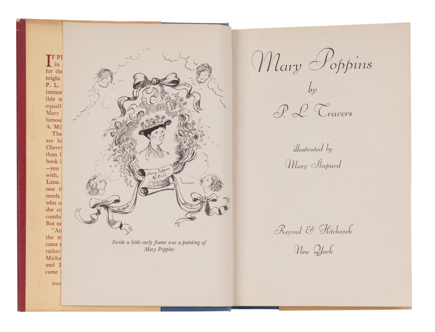 TRAVERS, Pamela Lyndon (1899-1996). Mary Poppins. New York: Reynal & Hitchcock, 1934.