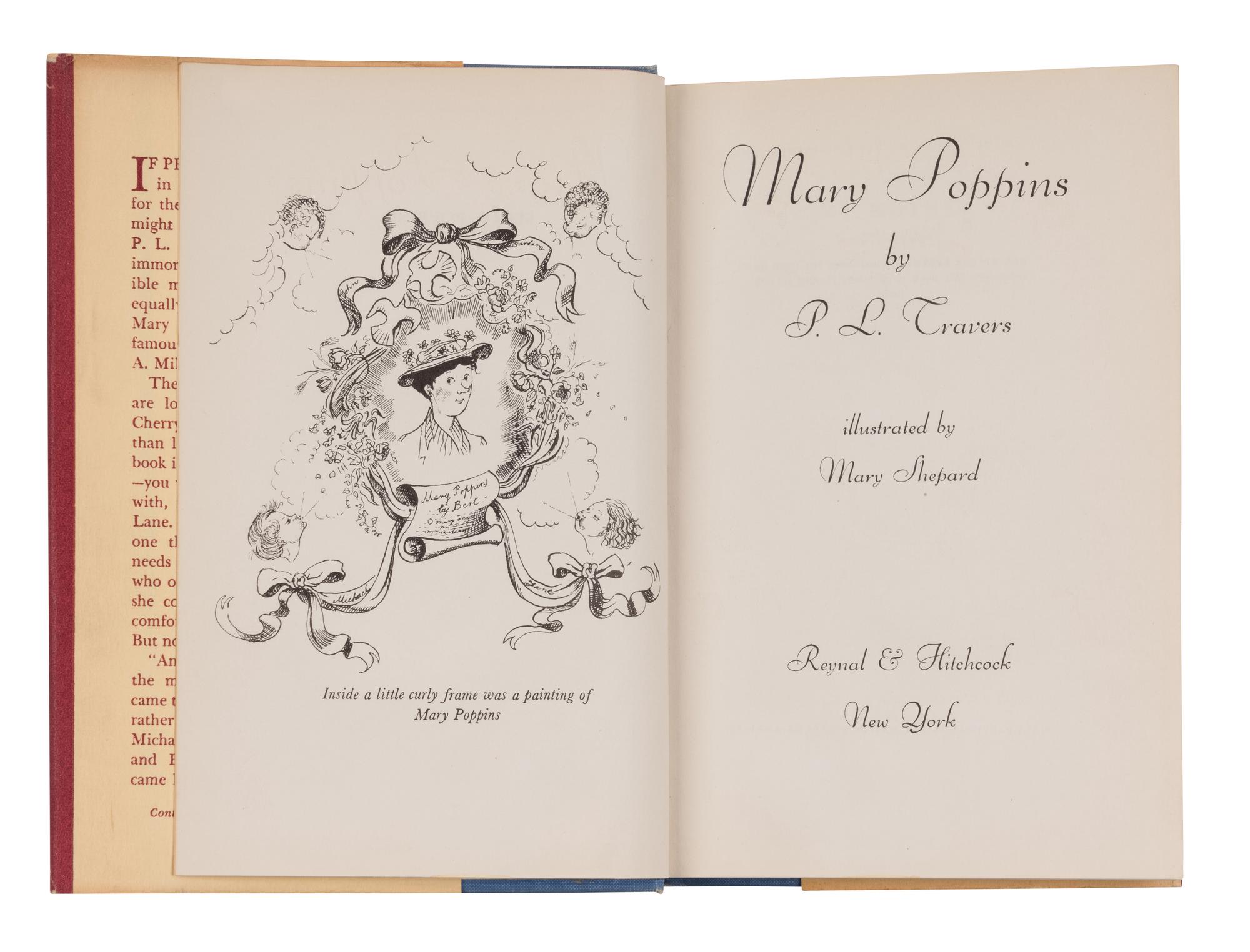 TRAVERS, Pamela Lyndon (1899-1996). Mary Poppins. New York: Reynal & Hitchcock, 1934.
