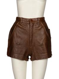Issey Miyake, Convertible Leather Pants/Shorts, 1980's