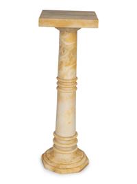 An Alabaster Pedestal — 19TH/20TH CENTURY