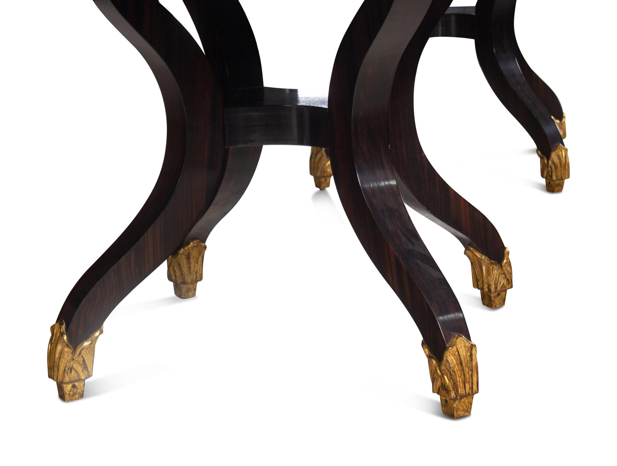 A Gregorius | Pineo Ebony Veneered Dining Table