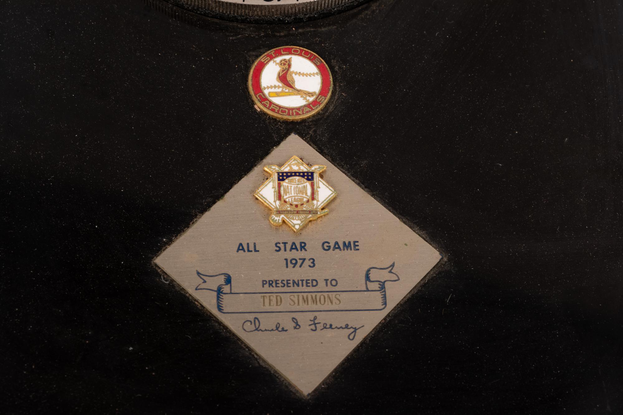 A 1973 All-Star Award Clock from The Collection of Baseball Hall of Famer Ted Simmons
