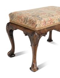 A George I Style Walnut Foot Stool