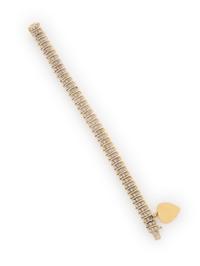 BICOLOR GOLD AND DIAMOND BRACELET