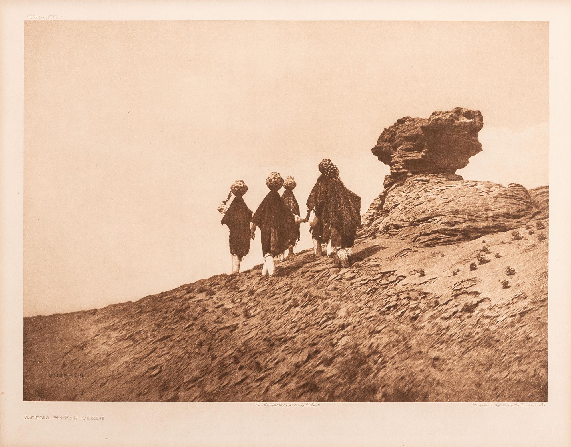 CURTIS, Edward S. (1868-1952). Complete Portfolio XVI of 36 photogravures from The North American Indian .