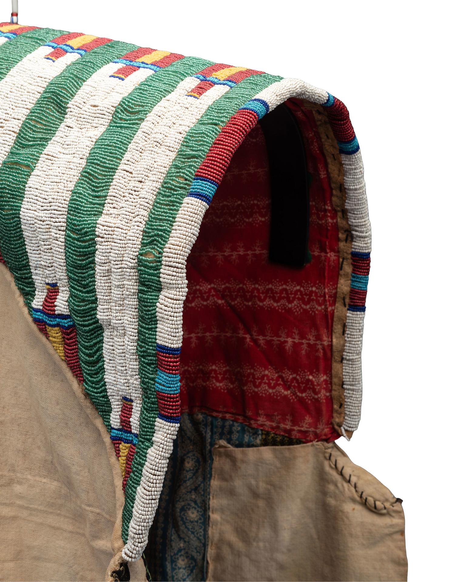 Cheyenne Beaded Hide Cradle