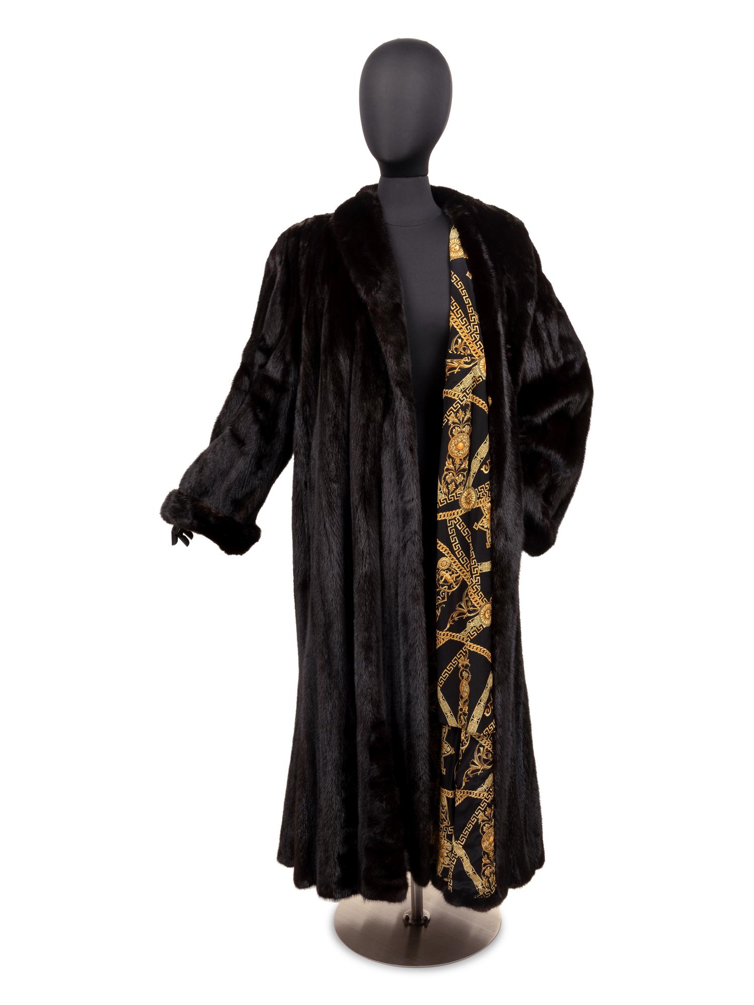 Unlabeled Mink Fur Coat, 1980-2000s