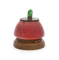 A Chinese Sang-de-Boeuf Glazed Porcelain Jar Height 4 1/2 inches. — 18TH/19TH CENTURY