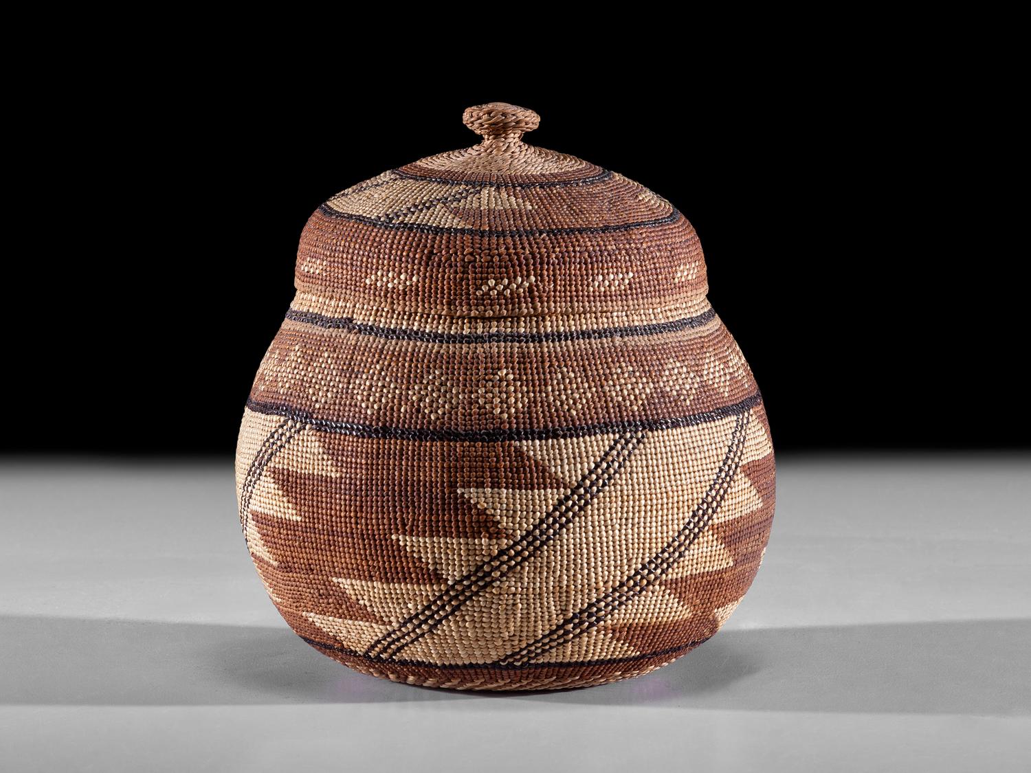 Northern California Lidded Basket