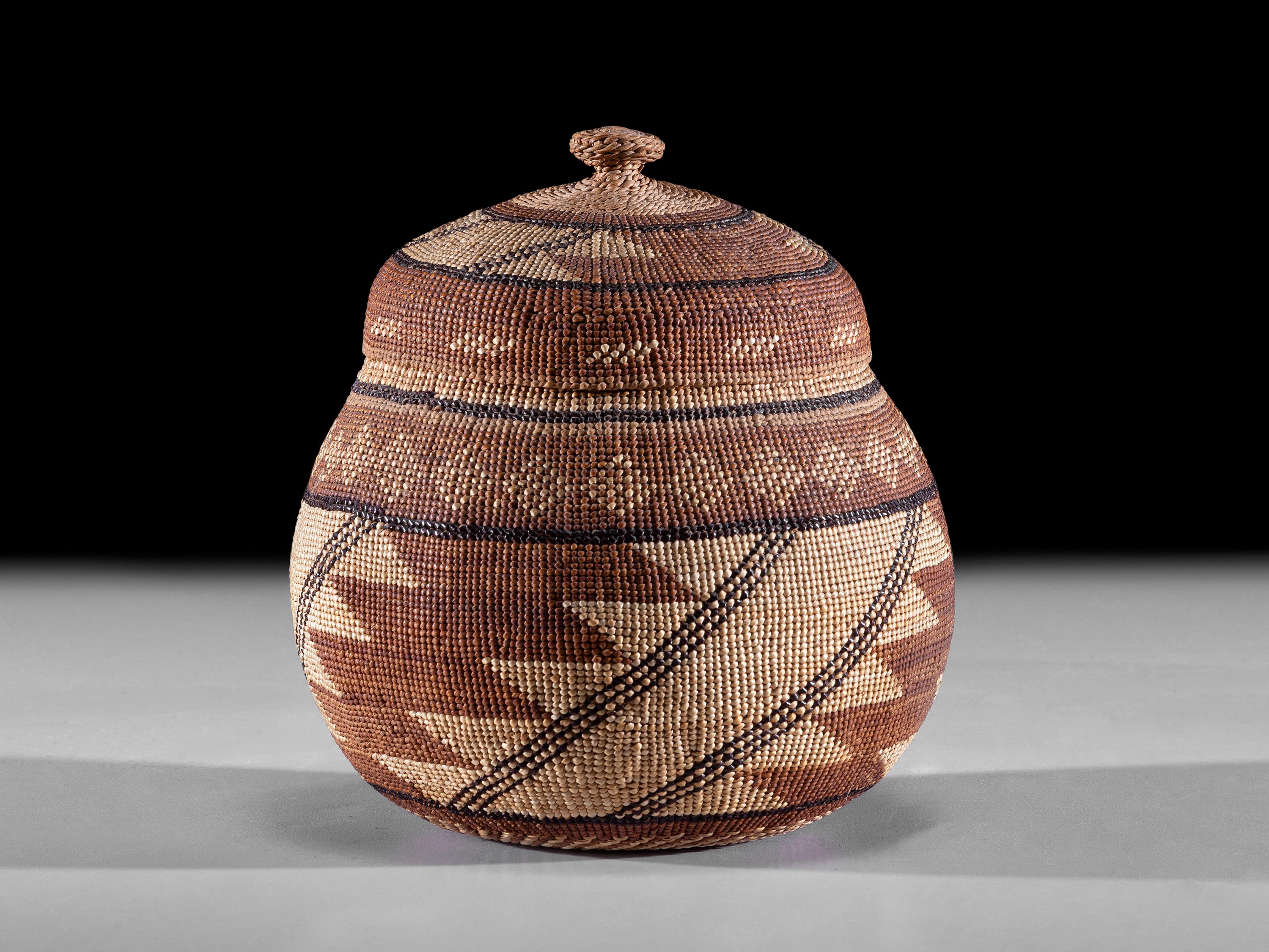 Northern California Lidded Basket
