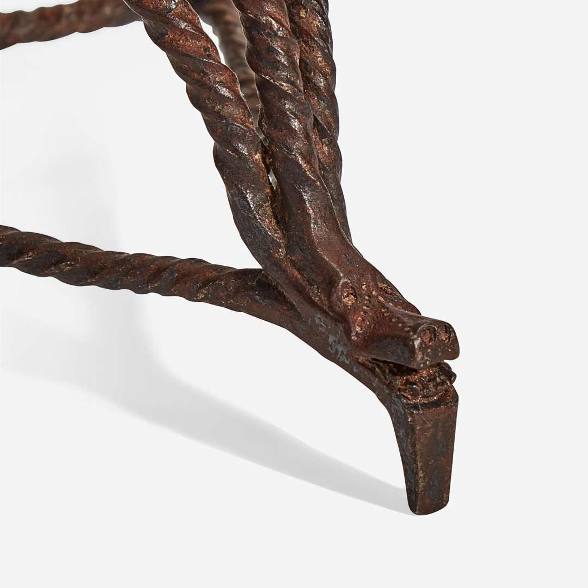 Samuel Yellin Tripod Candlestick, 1930